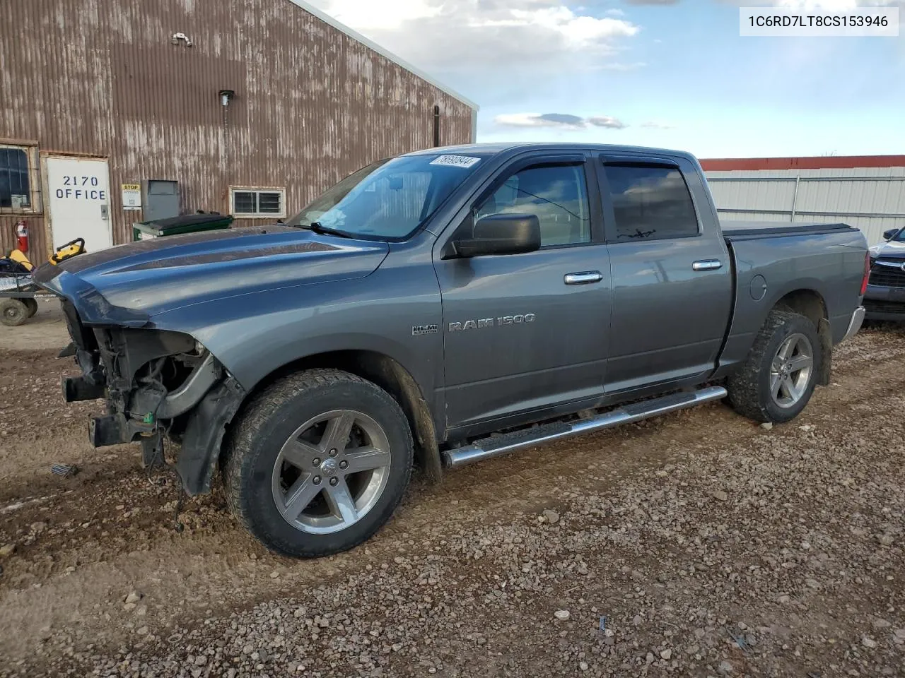 2012 Dodge Ram 1500 Slt VIN: 1C6RD7LT8CS153946 Lot: 78690844