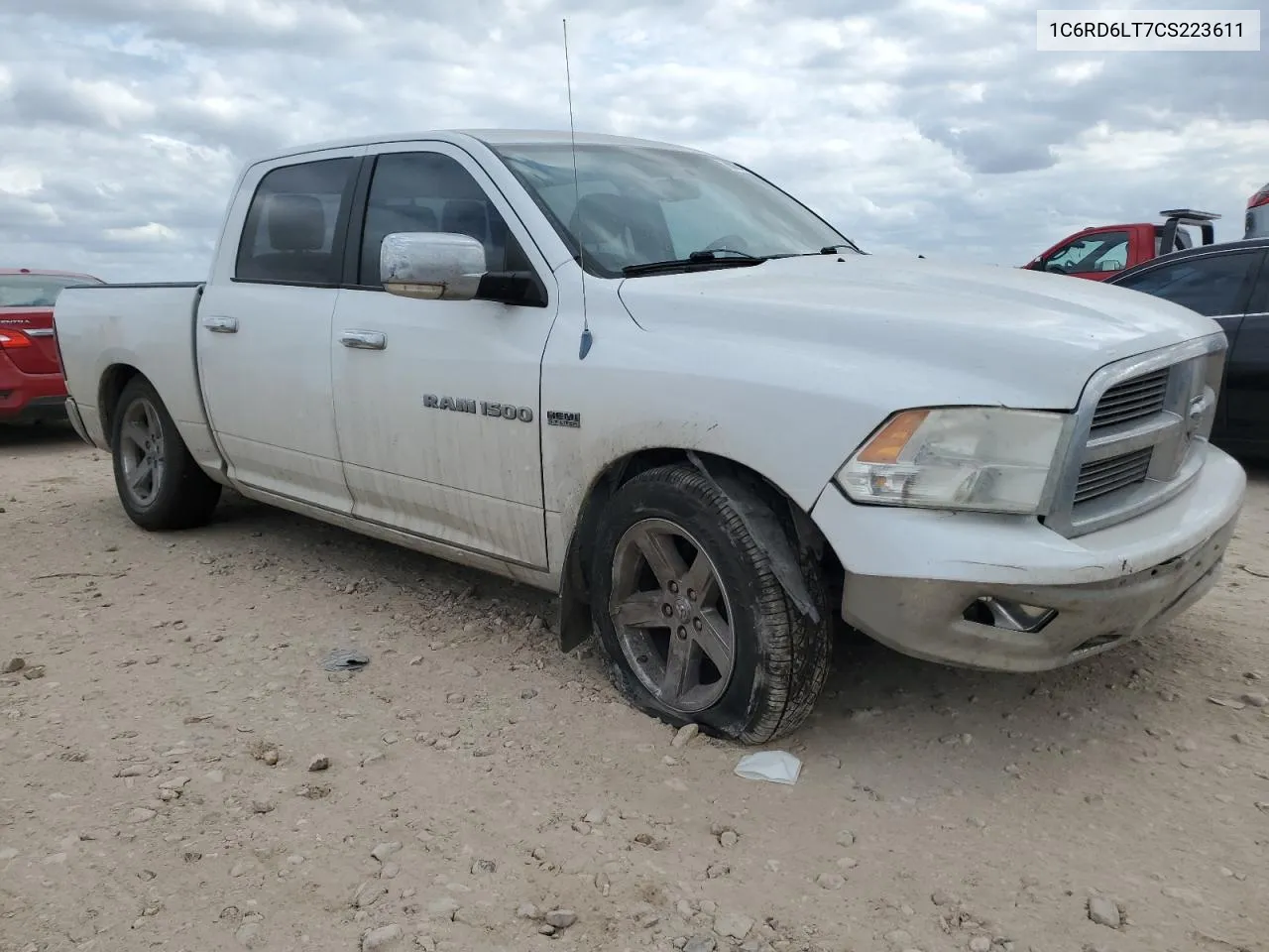 2012 Dodge Ram 1500 Slt VIN: 1C6RD6LT7CS223611 Lot: 78696444