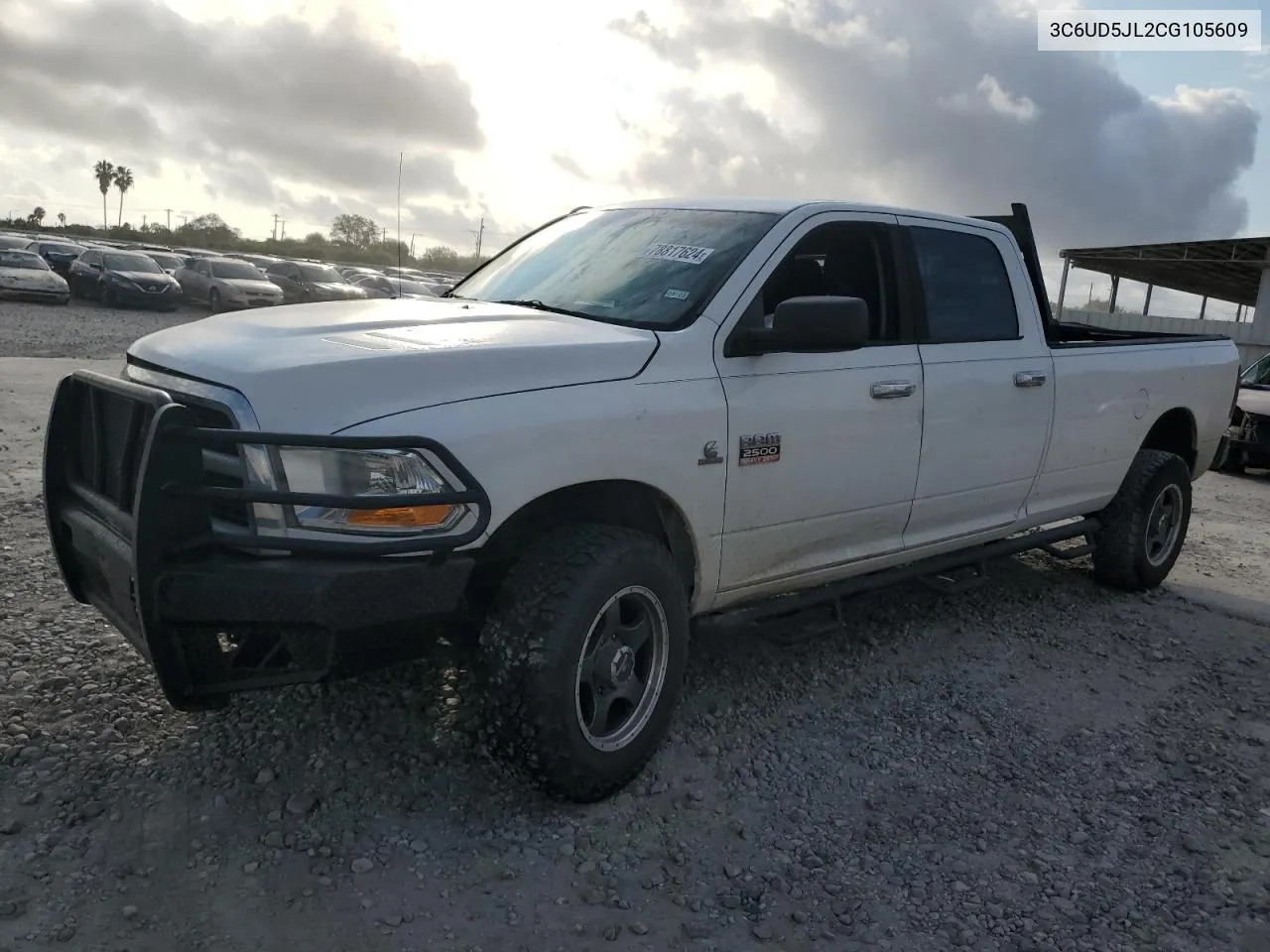 2012 Dodge Ram 2500 Slt VIN: 3C6UD5JL2CG105609 Lot: 78817624