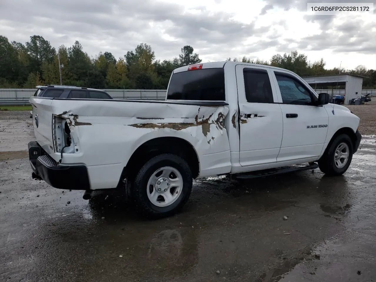 2012 Dodge Ram 1500 St VIN: 1C6RD6FP2CS281172 Lot: 78935934