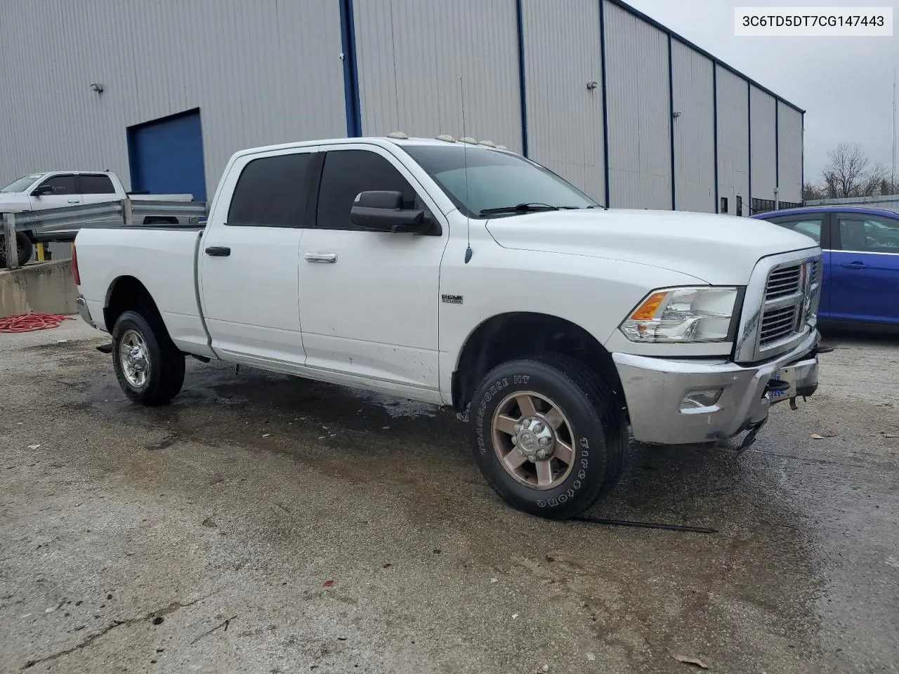 2012 Dodge Ram 2500 Slt VIN: 3C6TD5DT7CG147443 Lot: 79276844