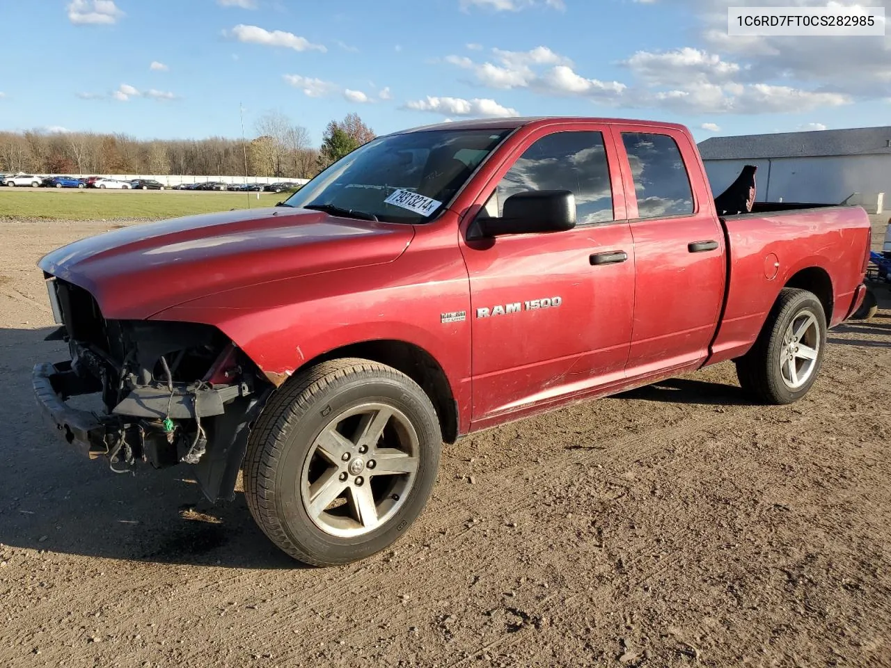 2012 Dodge Ram 1500 St VIN: 1C6RD7FT0CS282985 Lot: 79313214