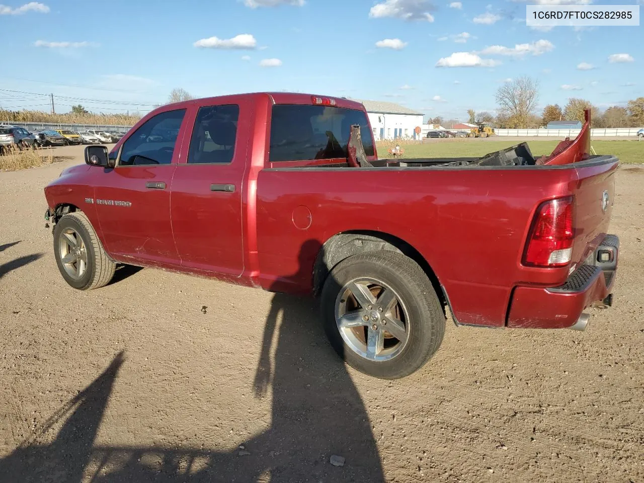 2012 Dodge Ram 1500 St VIN: 1C6RD7FT0CS282985 Lot: 79313214