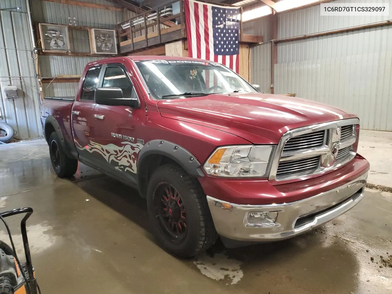 2012 Dodge Ram 1500 Slt VIN: 1C6RD7GT1CS329097 Lot: 80071364