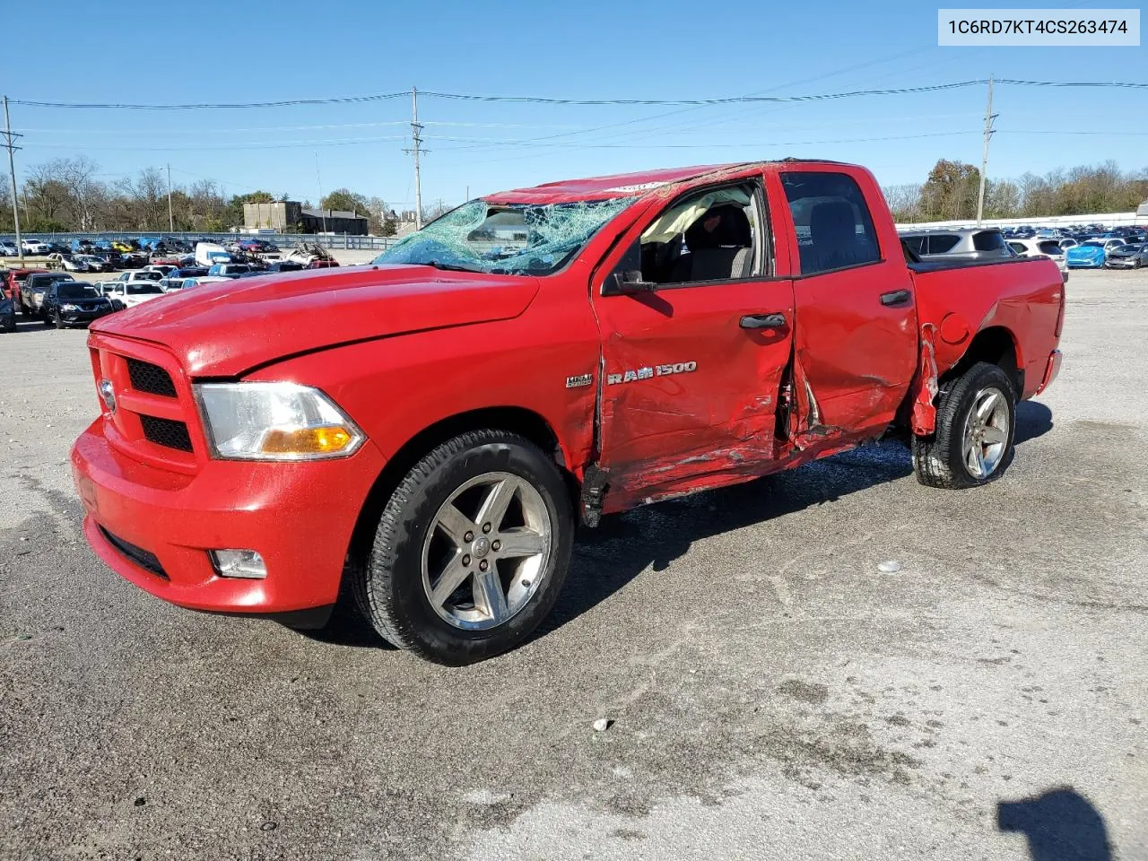 2012 Dodge Ram 1500 St VIN: 1C6RD7KT4CS263474 Lot: 80203374