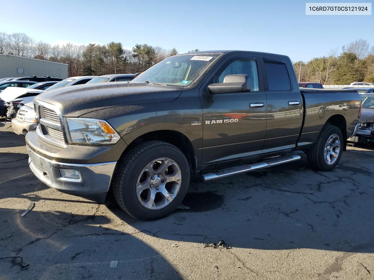 2012 Dodge Ram 1500 Slt VIN: 1C6RD7GT0CS121924 Lot: 80517494