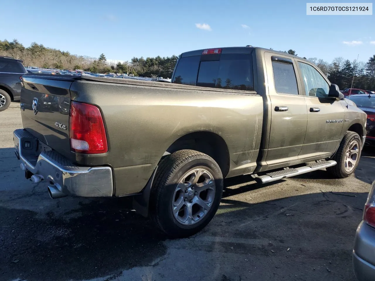 2012 Dodge Ram 1500 Slt VIN: 1C6RD7GT0CS121924 Lot: 80517494