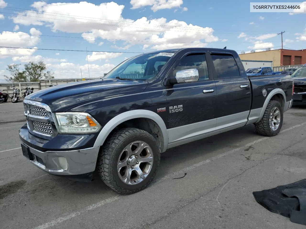 2014 Ram 1500 Laramie VIN: 1C6RR7VTXES244606 Lot: 71315004