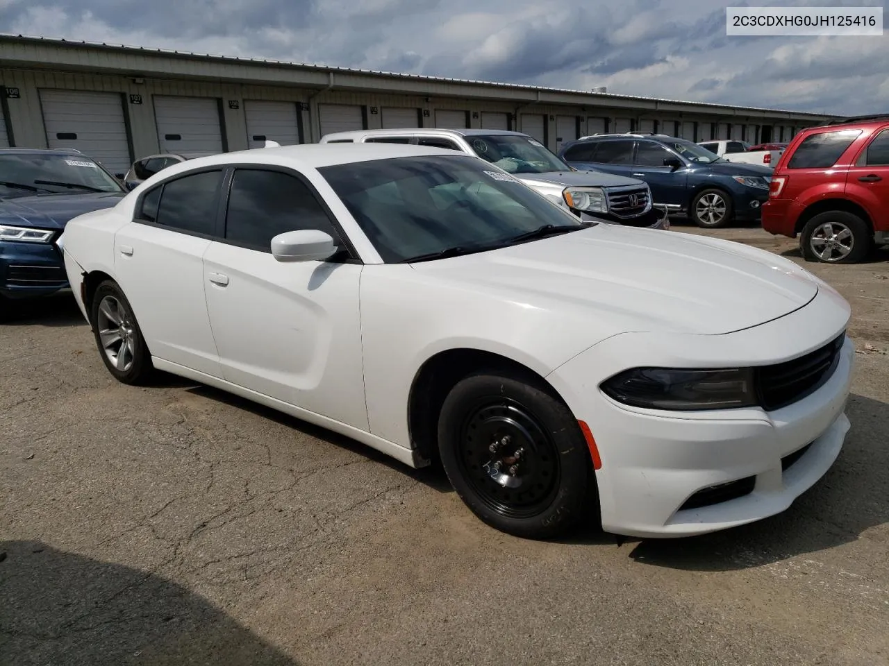 2018 Dodge Charger Sxt Plus VIN: 2C3CDXHG0JH125416 Lot: 56781934