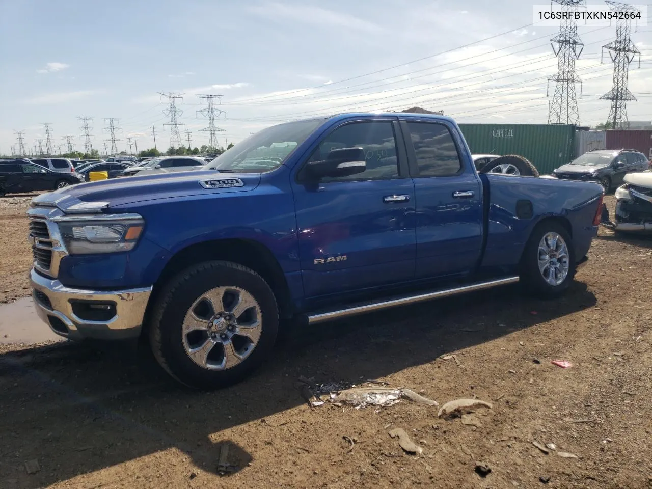 1C6SRFBTXKN542664 2019 Ram 1500 Big Horn/Lone Star