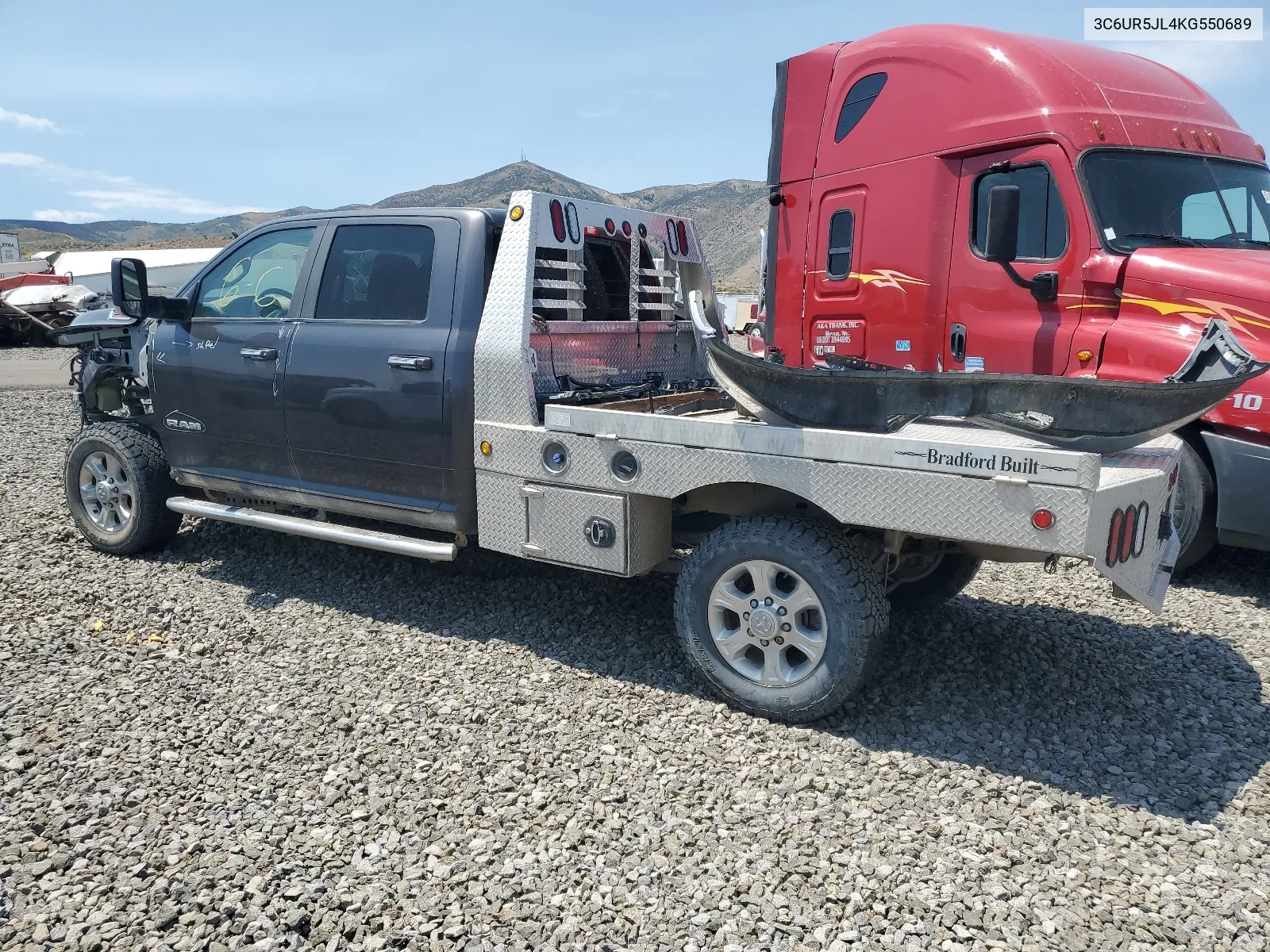 2019 Ram 2500 Big Horn VIN: 3C6UR5JL4KG550689 Lot: 55525314