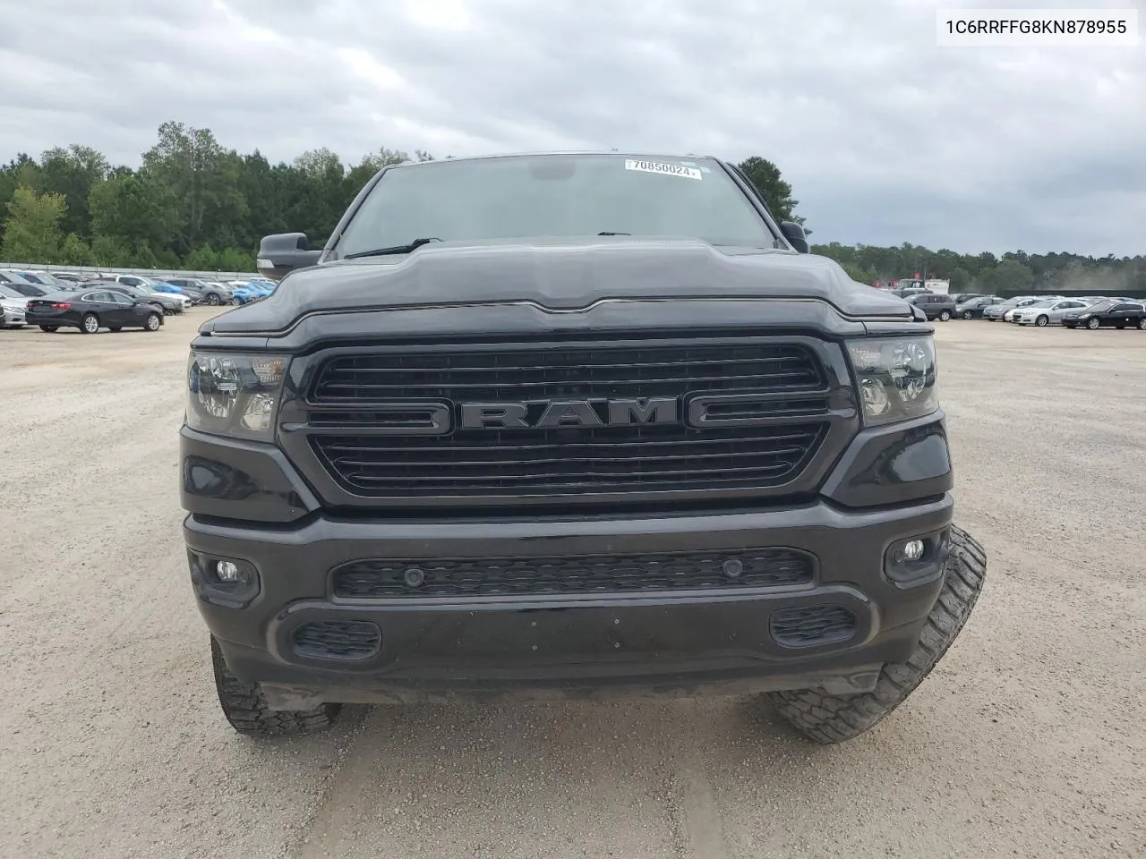 2019 Ram 1500 Big Horn/Lone Star VIN: 1C6RRFFG8KN878955 Lot: 70850024