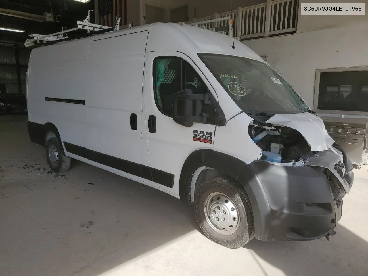 2020 Ram Promaster 3500 3500 High VIN: 3C6URVJG4LE101965 Lot: 70866674