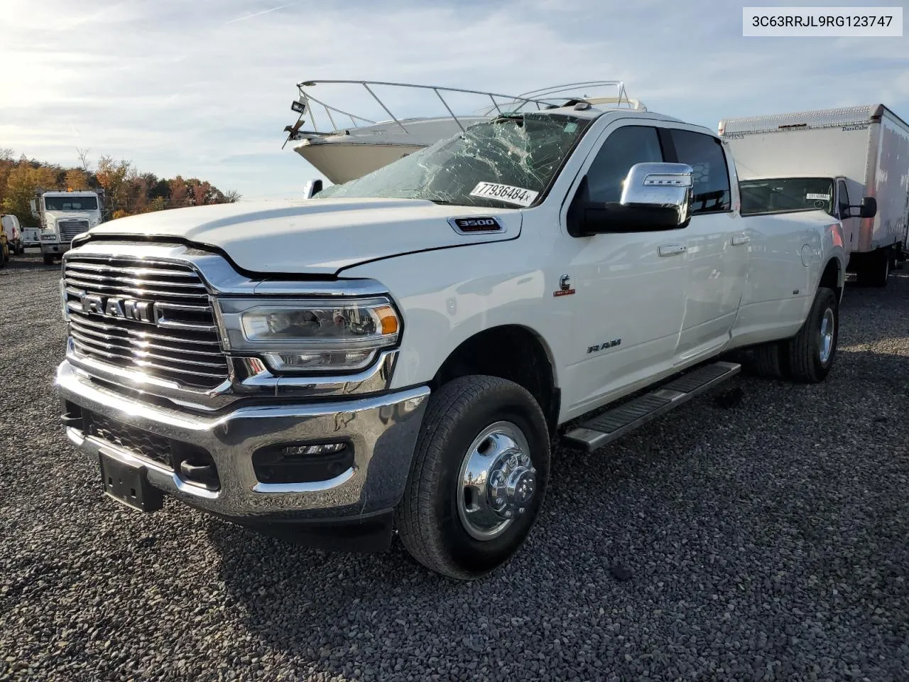 2024 Ram 3500 Laramie VIN: 3C63RRJL9RG123747 Lot: 77936484