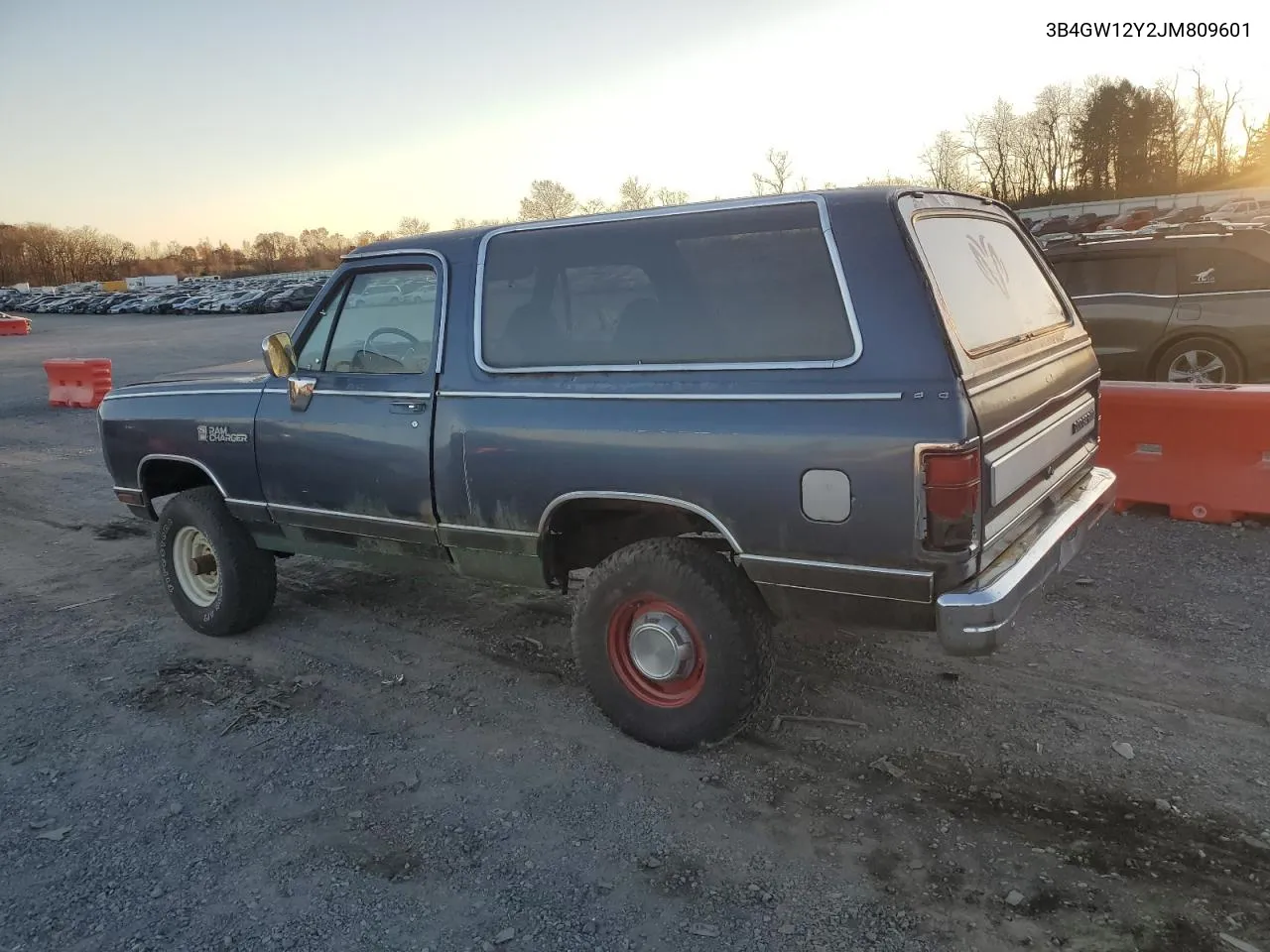 1988 Dodge Ramcharger Aw-100 VIN: 3B4GW12Y2JM809601 Lot: 80219704