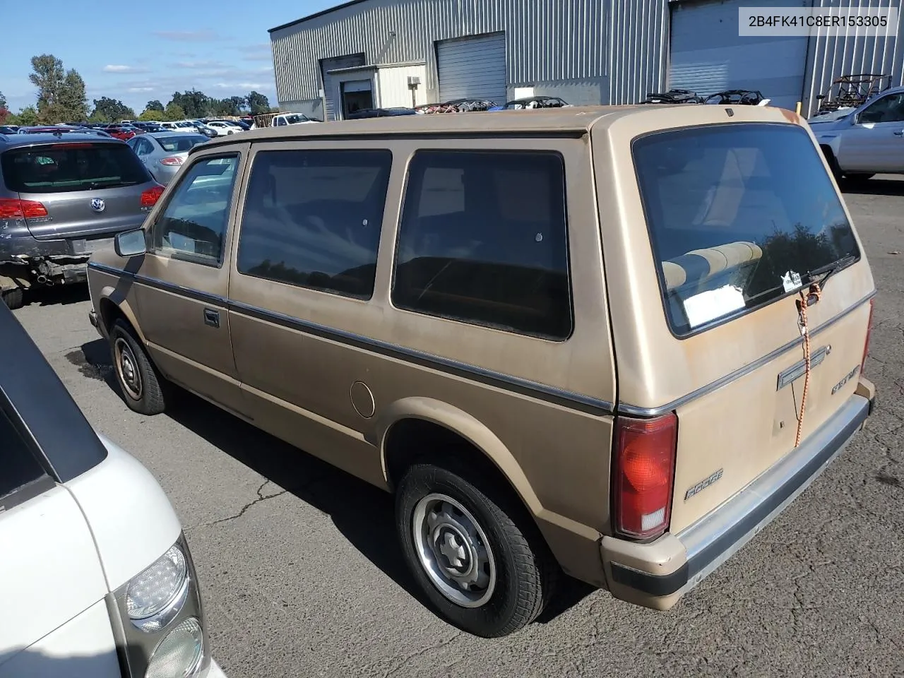 1984 Dodge Caravan Se VIN: 2B4FK41C8ER153305 Lot: 73438314