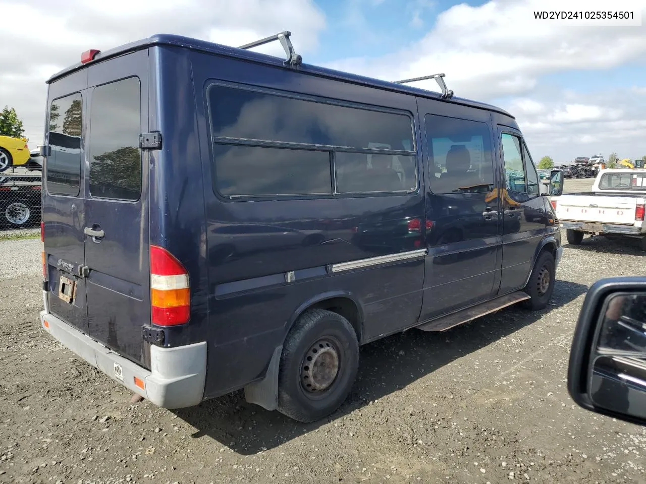 2002 Freightliner Sprinter 2500 VIN: WD2YD241025354501 Lot: 72659174