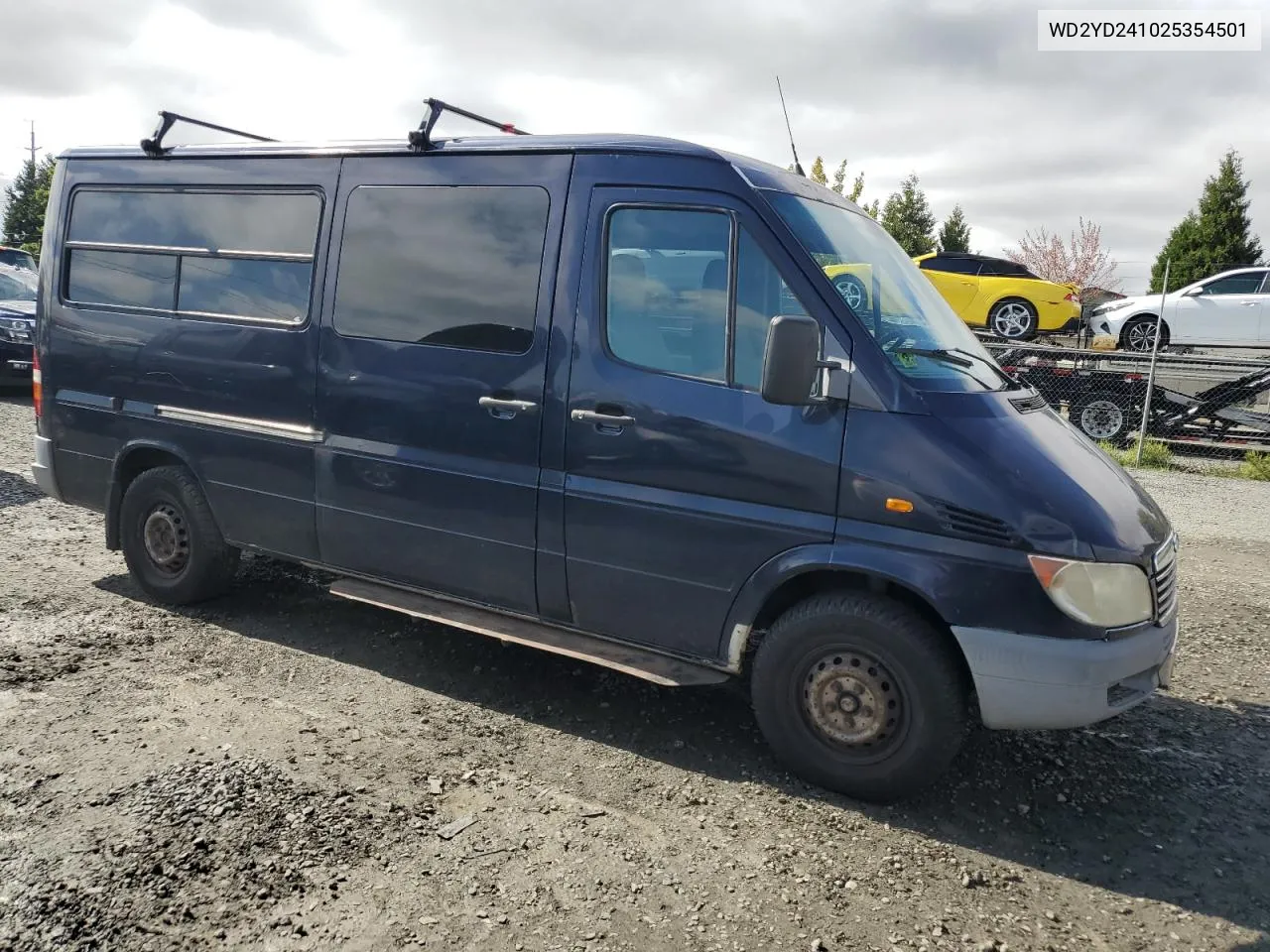 2002 Freightliner Sprinter 2500 VIN: WD2YD241025354501 Lot: 72659174