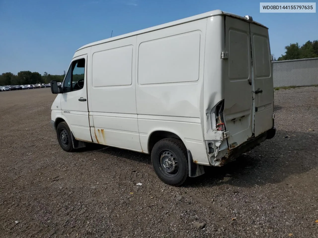 2005 Dodge Sprinter 2500 VIN: WD0BD144155797635 Lot: 69093294