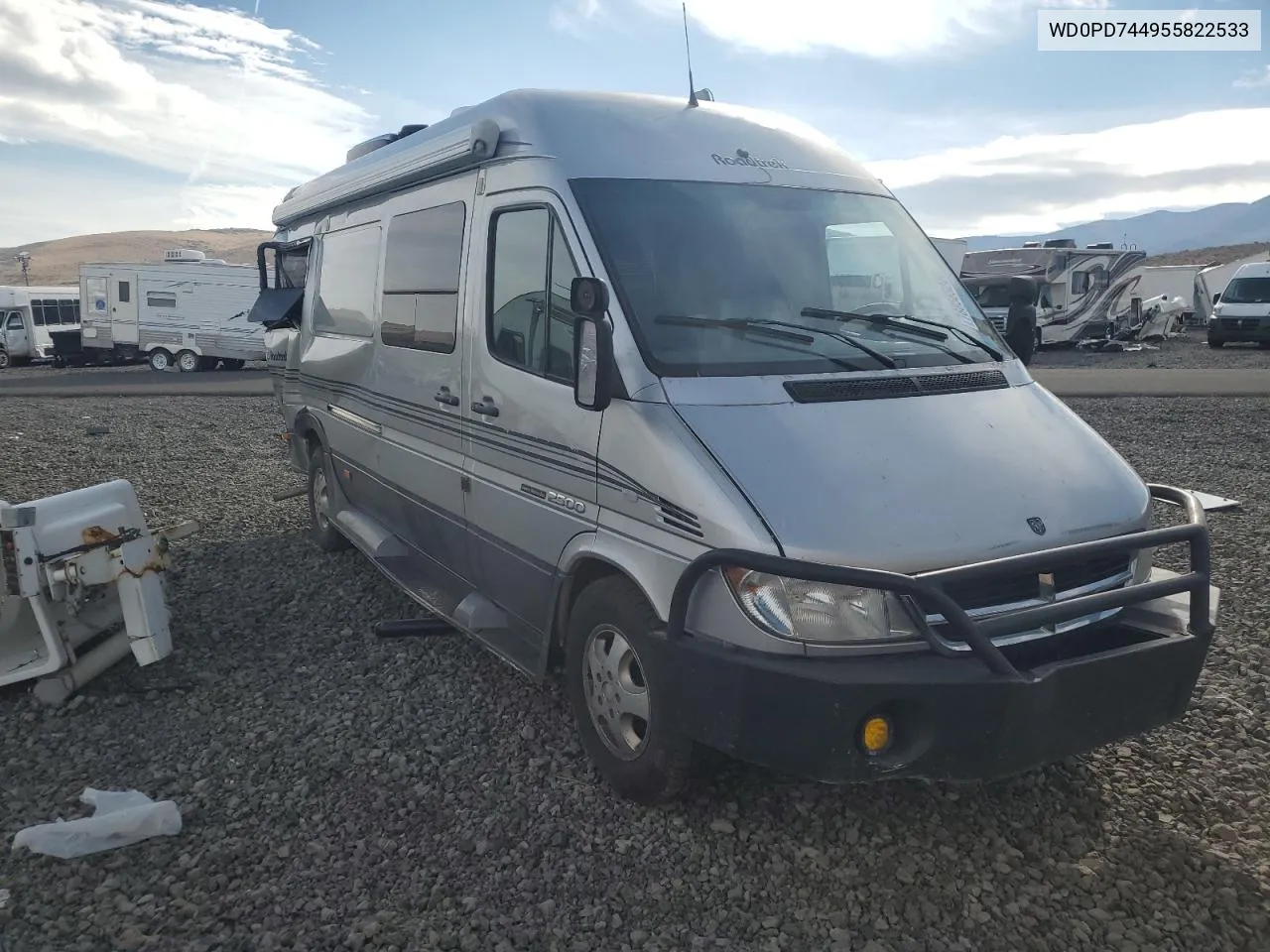 2005 Dodge Sprinter 2500 VIN: WD0PD744955822533 Lot: 78856524