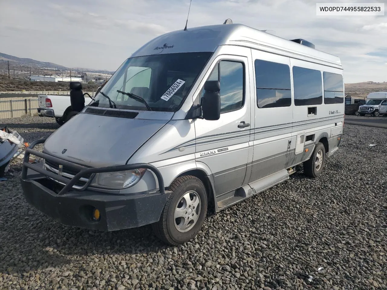 2005 Dodge Sprinter 2500 VIN: WD0PD744955822533 Lot: 78856524