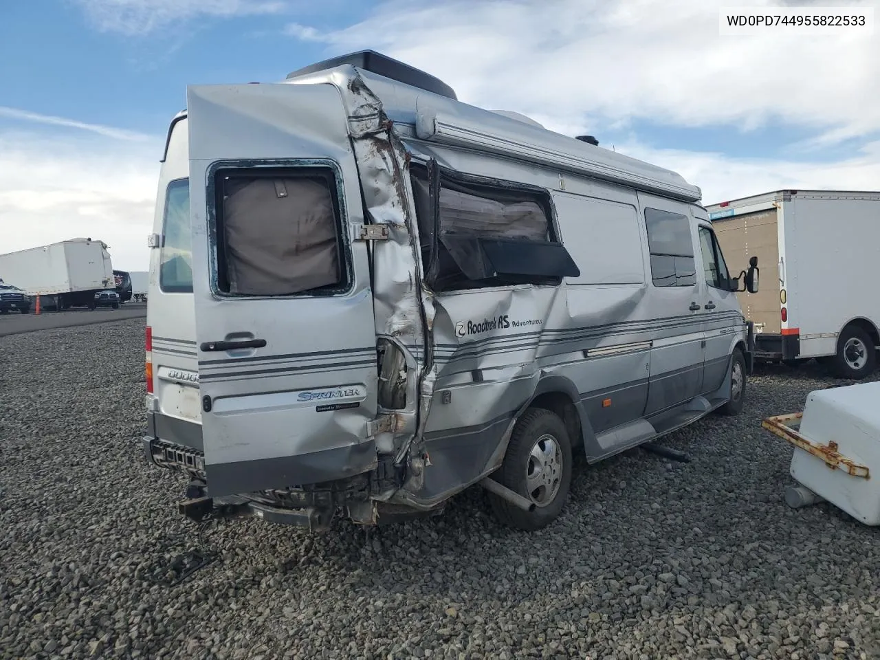 2005 Dodge Sprinter 2500 VIN: WD0PD744955822533 Lot: 78856524