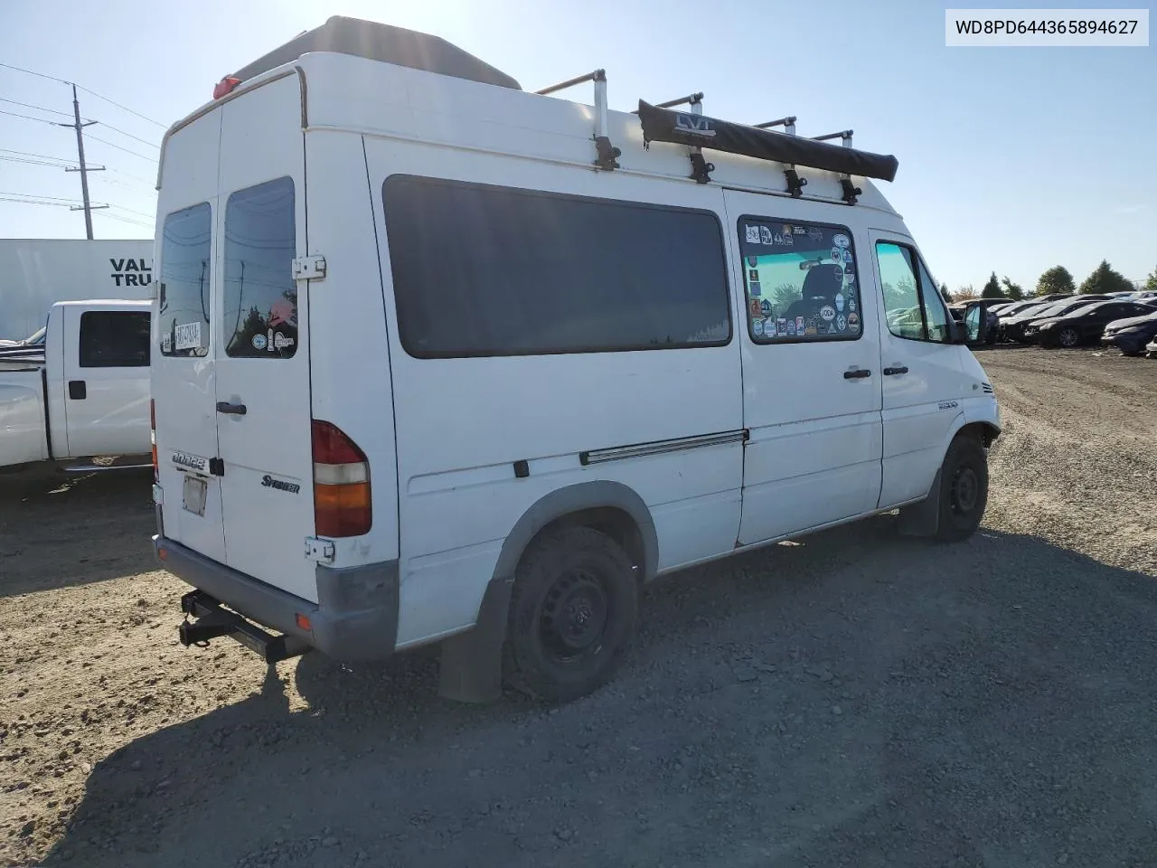 2006 Dodge Sprinter 2500 VIN: WD8PD644365894627 Lot: 68747834