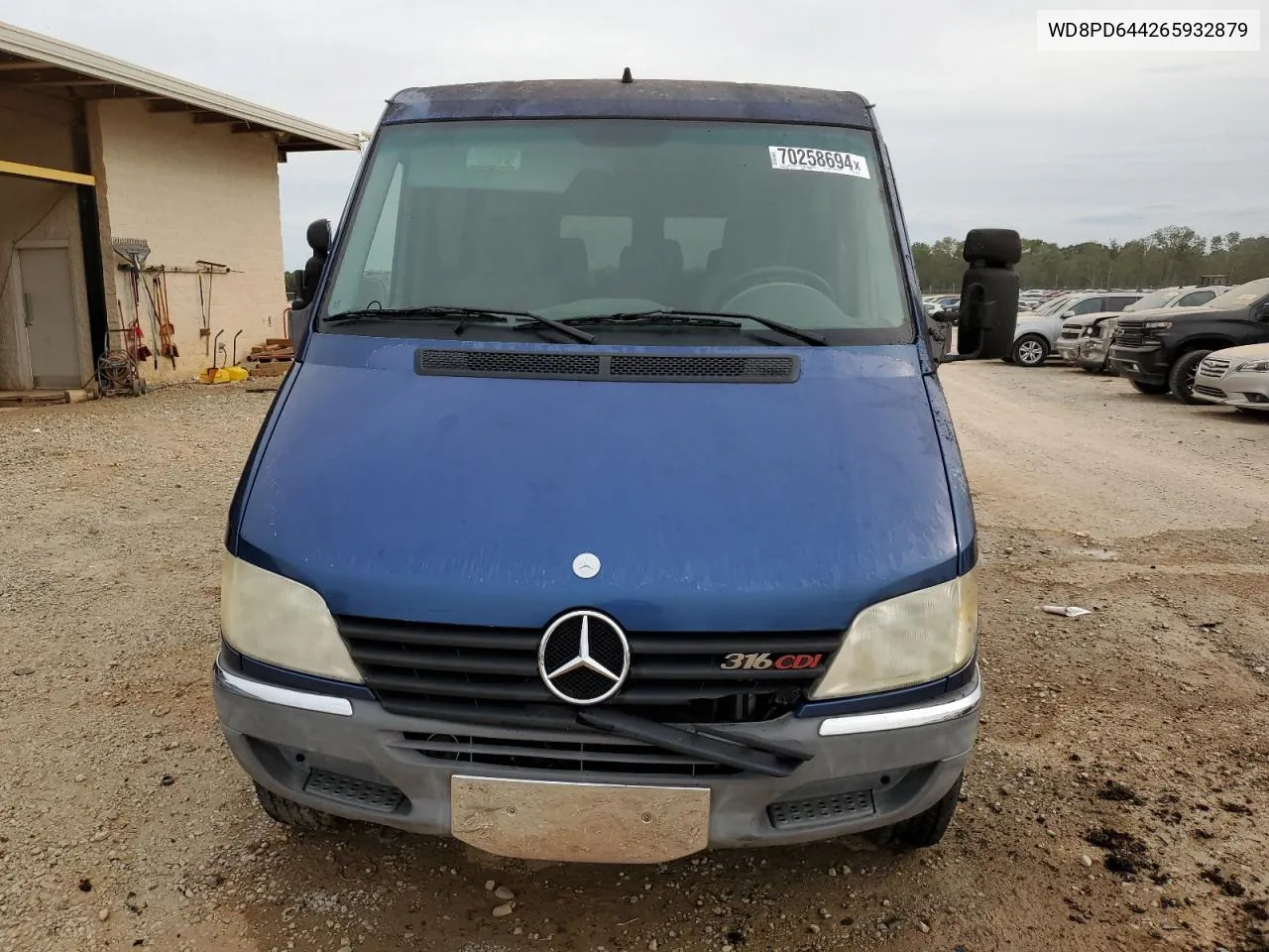 2006 Dodge Sprinter 2500 VIN: WD8PD644265932879 Lot: 70258694