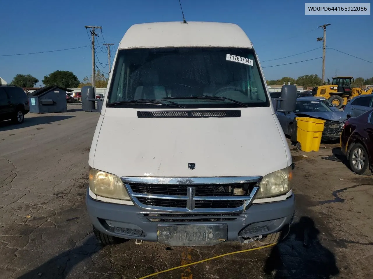 2006 Dodge Sprinter 2500 VIN: WD0PD644165922086 Lot: 71763704