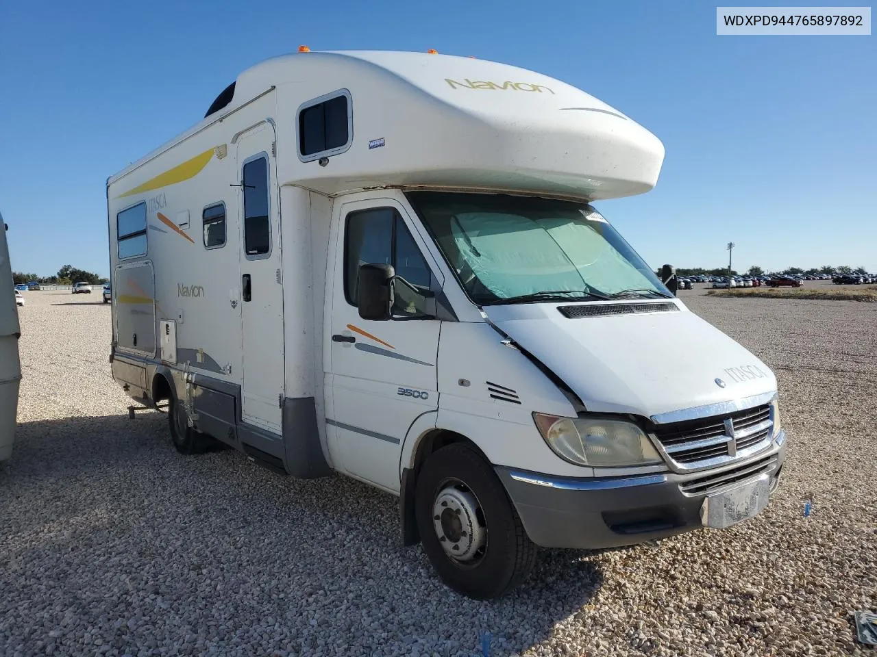 2006 Dodge Sprinter 3500 VIN: WDXPD944765897892 Lot: 72227204