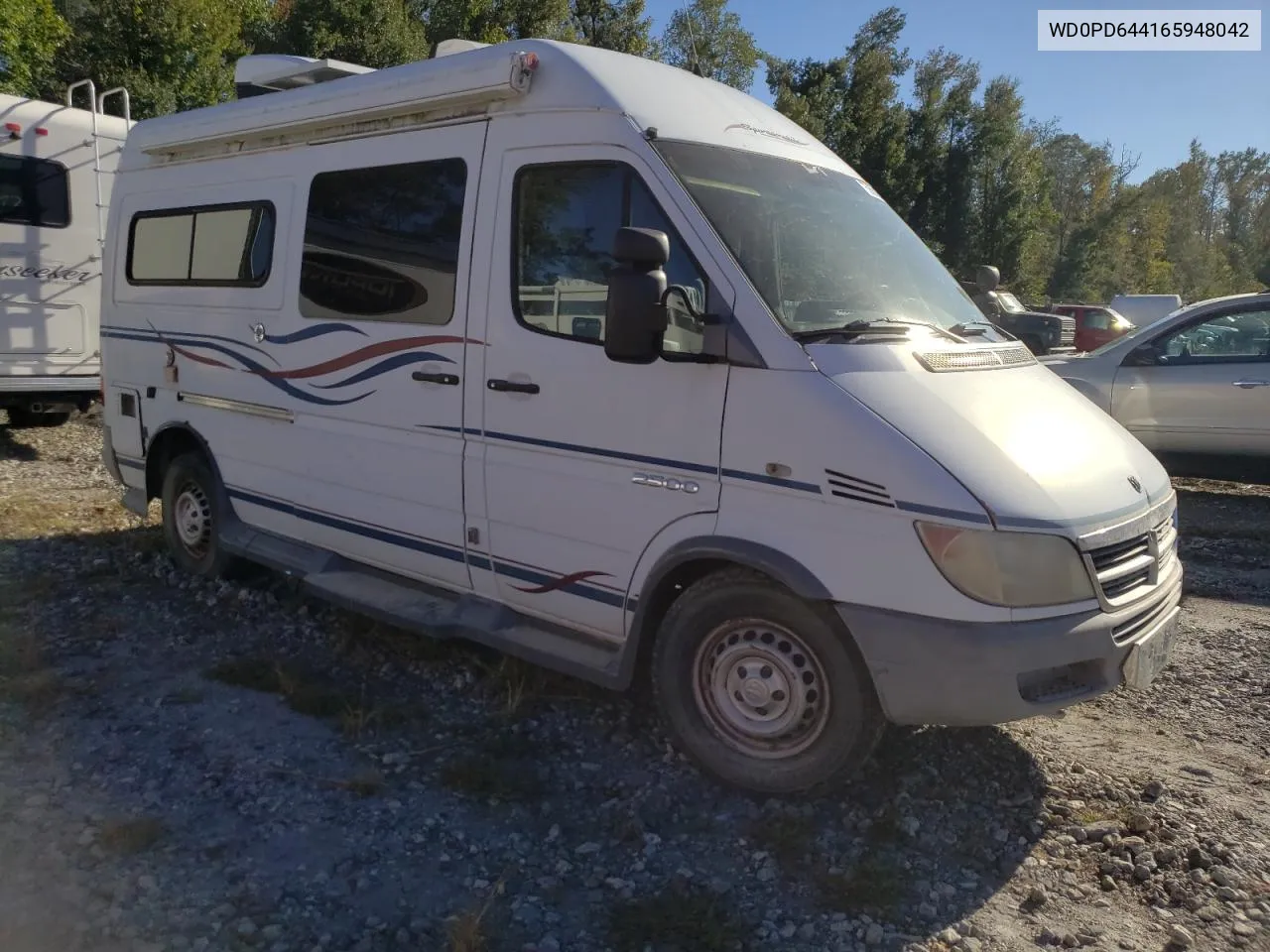 2006 Dodge Sprinter 2500 VIN: WD0PD644165948042 Lot: 75056054