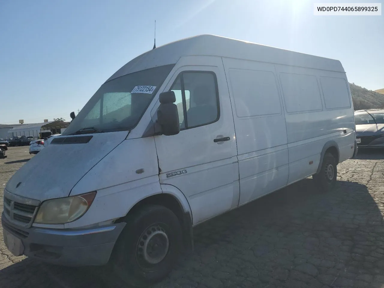 2006 Dodge Sprinter 2500 VIN: WD0PD744065899325 Lot: 75122154