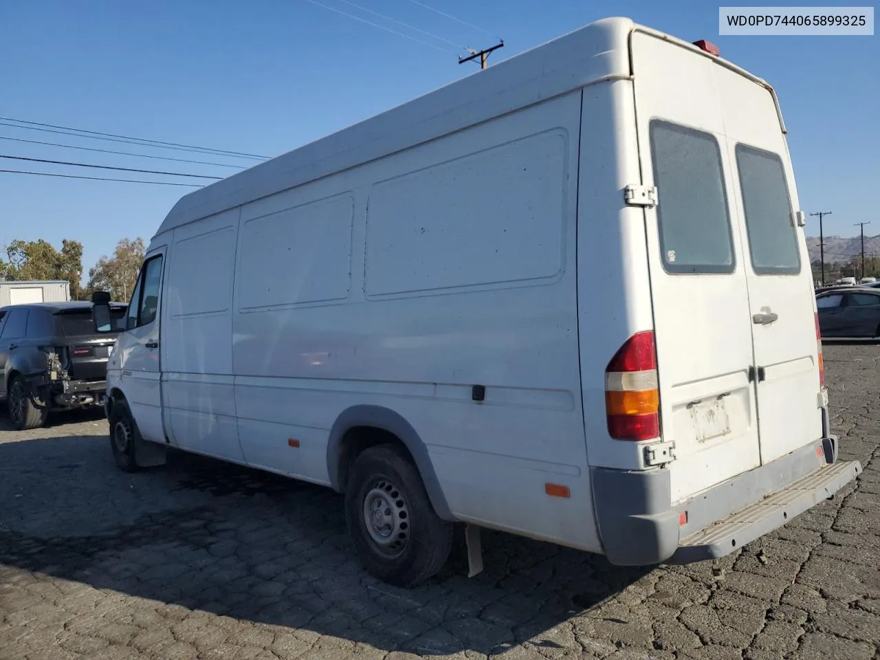 2006 Dodge Sprinter 2500 VIN: WD0PD744065899325 Lot: 75122154