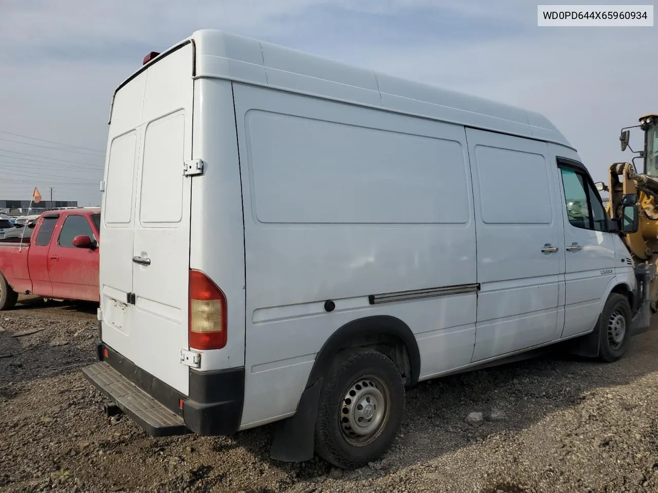 2006 Dodge Sprinter 2500 VIN: WD0PD644X65960934 Lot: 75615324