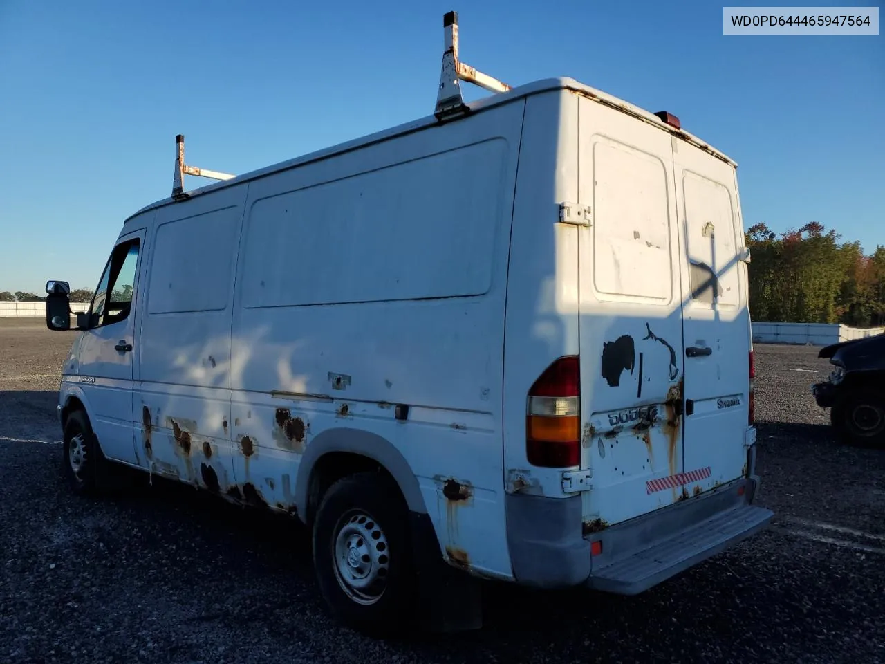 2006 Dodge Sprinter 2500 VIN: WD0PD644465947564 Lot: 76480474