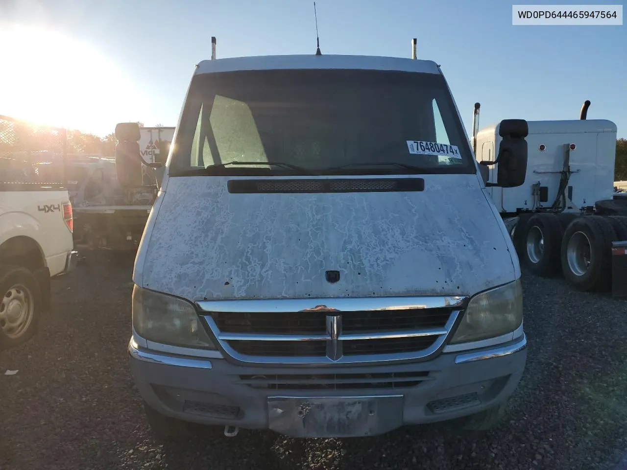 2006 Dodge Sprinter 2500 VIN: WD0PD644465947564 Lot: 76480474