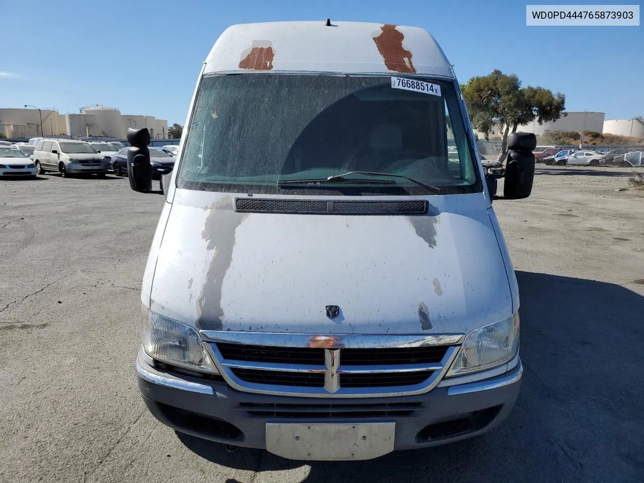 2006 Dodge Sprinter 3500 VIN: WD0PD444765873903 Lot: 76688514