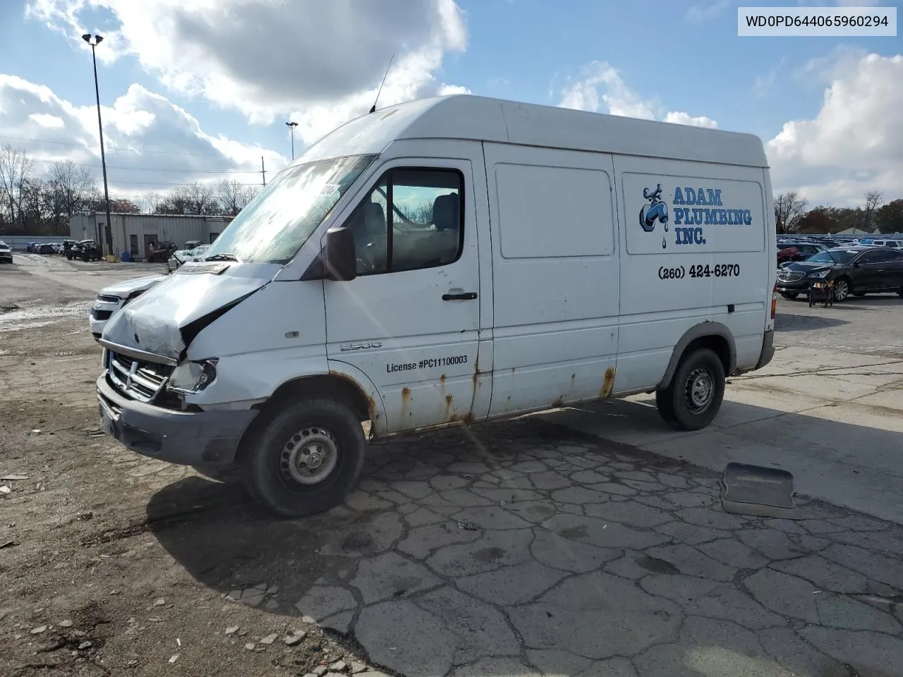 2006 Dodge Sprinter 2500 VIN: WD0PD644065960294 Lot: 79101024