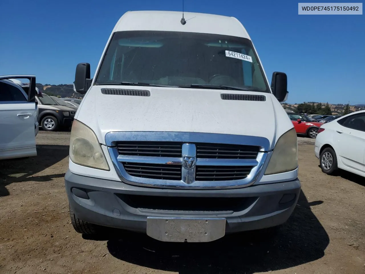 2007 Dodge Sprinter 2500 VIN: WD0PE745175150492 Lot: 67019344