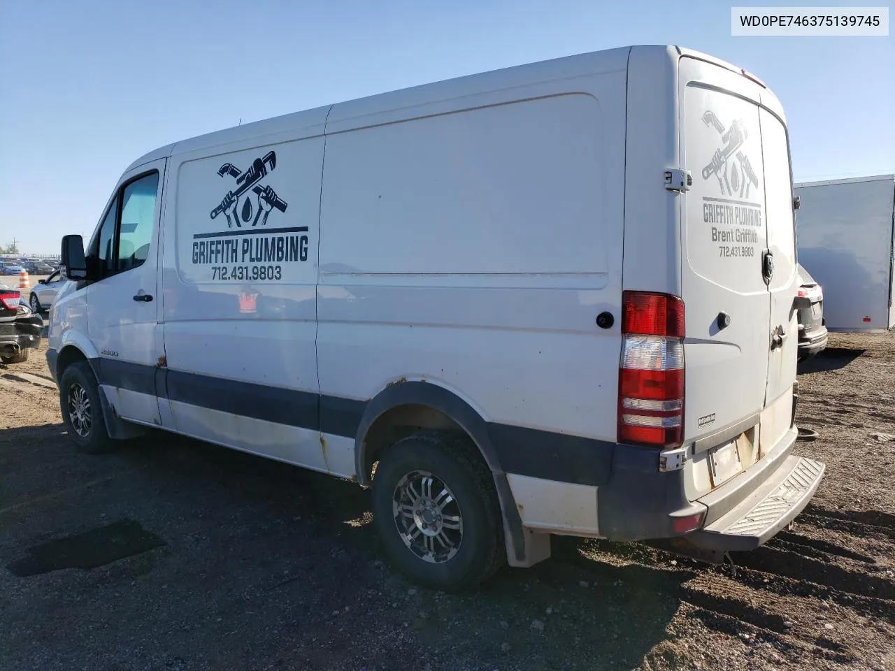 2007 Dodge Sprinter 2500 VIN: WD0PE746375139745 Lot: 72740594