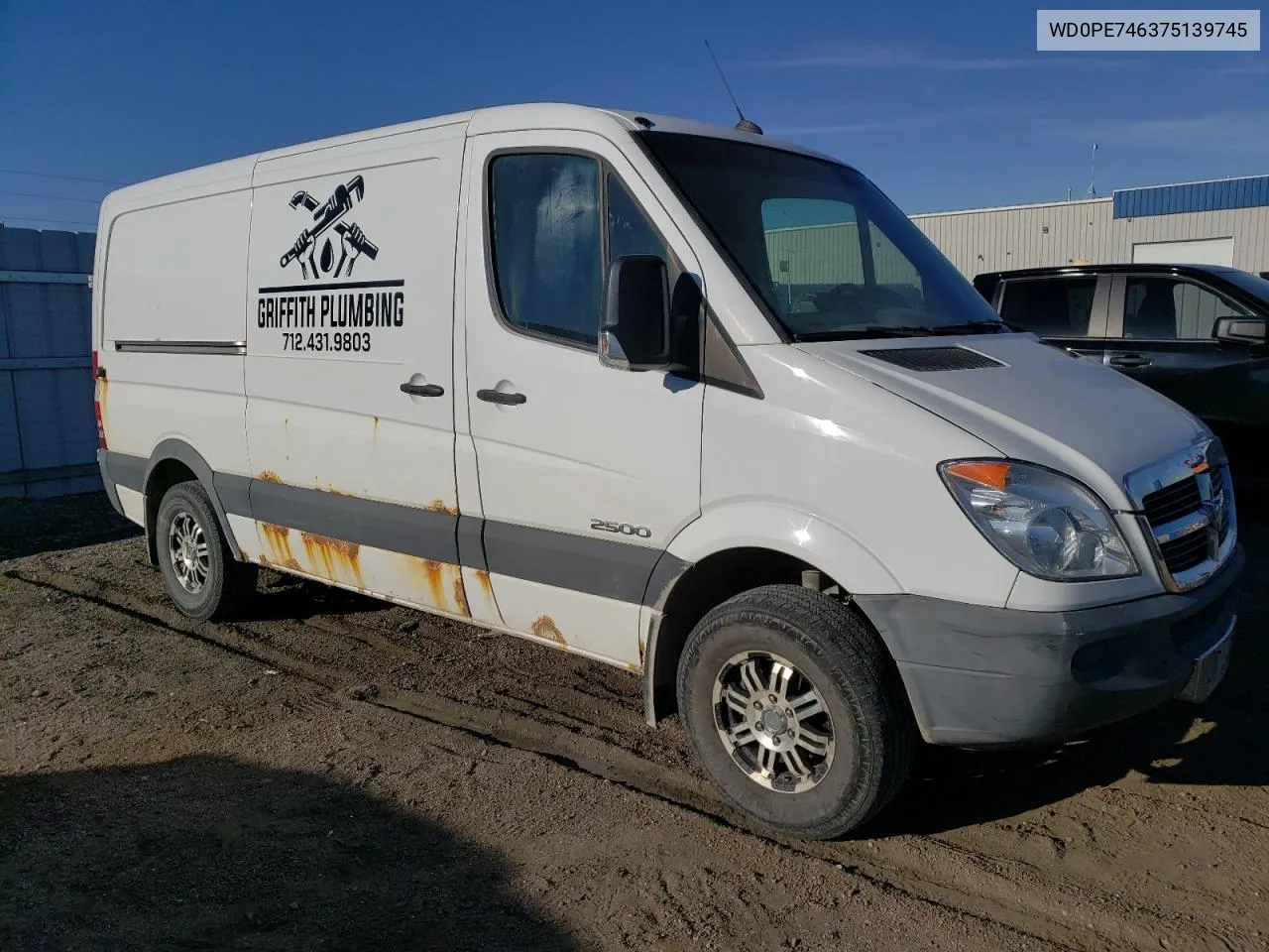 2007 Dodge Sprinter 2500 VIN: WD0PE746375139745 Lot: 72740594