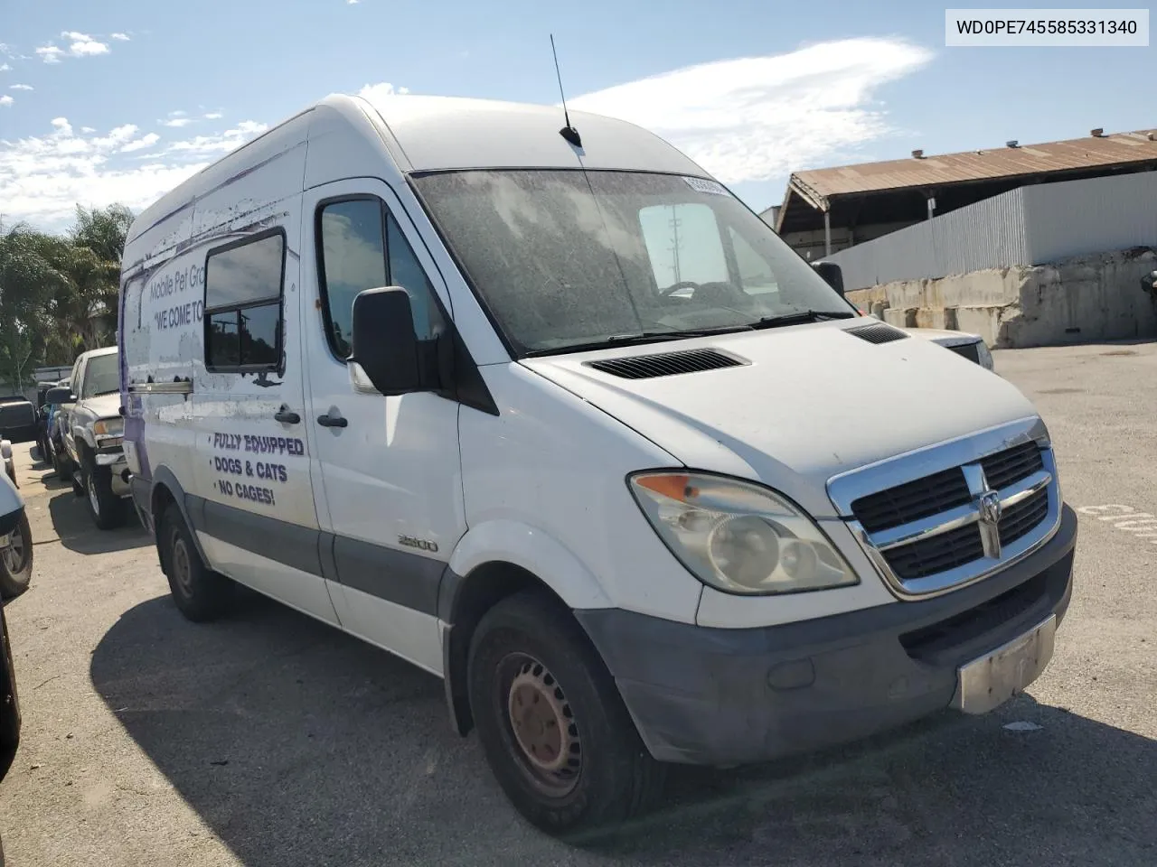 2008 Dodge Sprinter 2500 VIN: WD0PE745585331340 Lot: 63363984