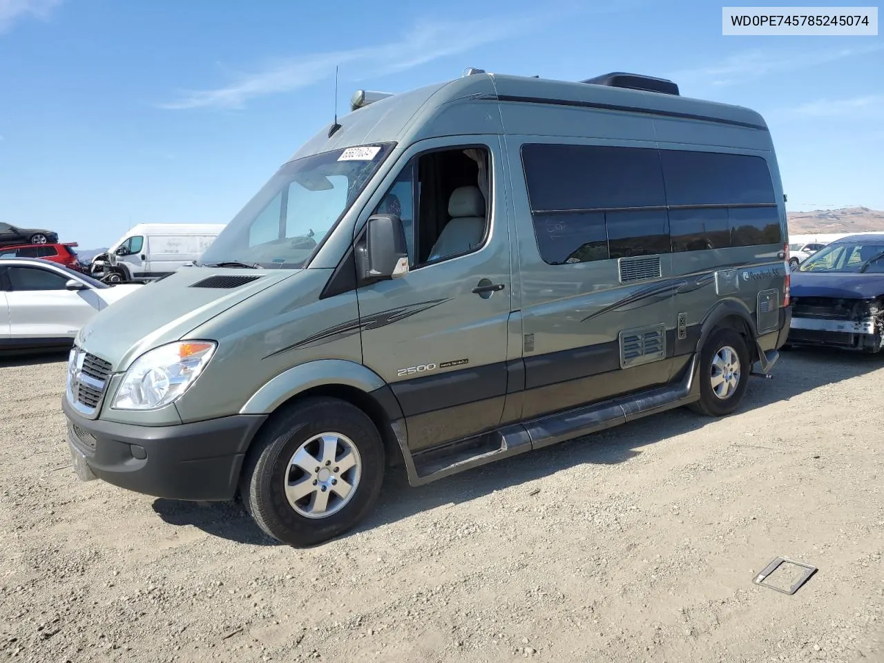 2008 Dodge Sprinter 2500 VIN: WD0PE745785245074 Lot: 65621034