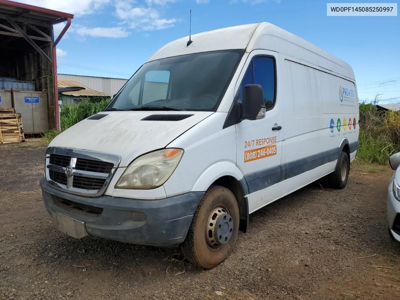 2008 Dodge Sprinter 3500 VIN: WD0PF145085250997 Lot: 70537984