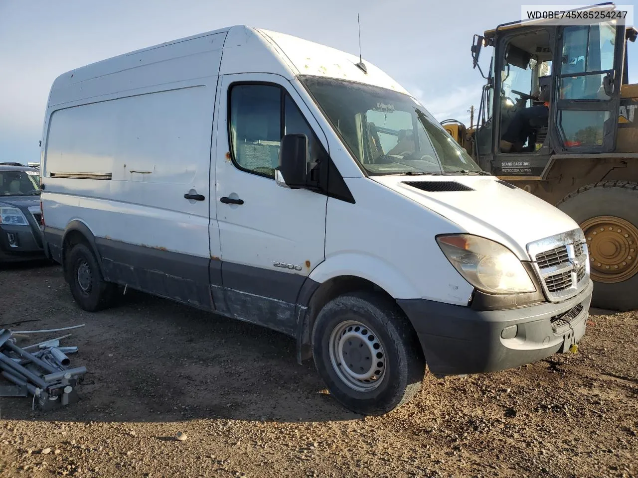 2008 Dodge Sprinter 2500 VIN: WD0BE745X85254247 Lot: 72737944