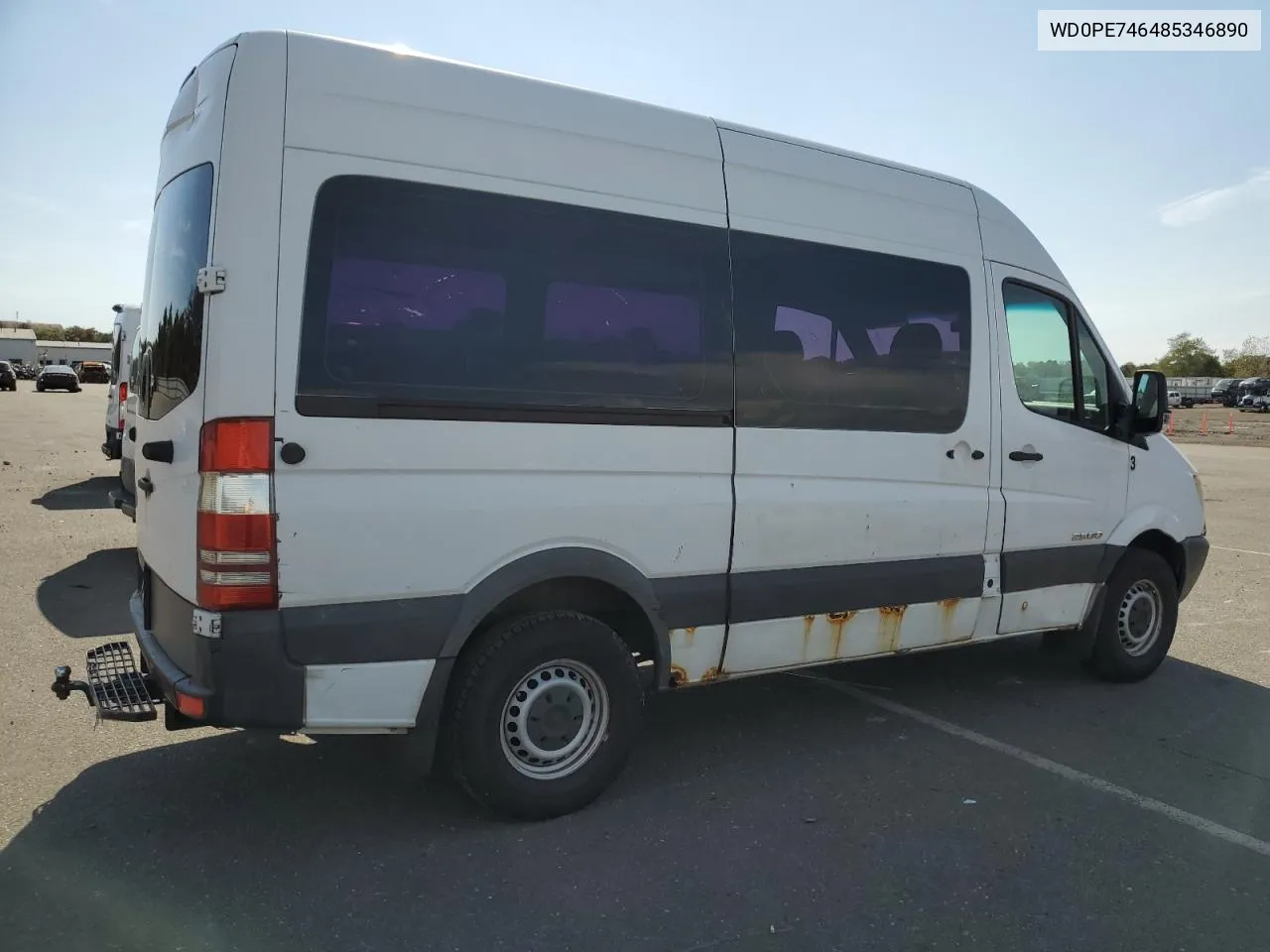 2008 Dodge Sprinter 2500 VIN: WD0PE746485346890 Lot: 74576784