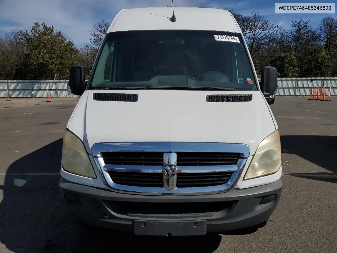 2008 Dodge Sprinter 2500 VIN: WD0PE746485346890 Lot: 74576784