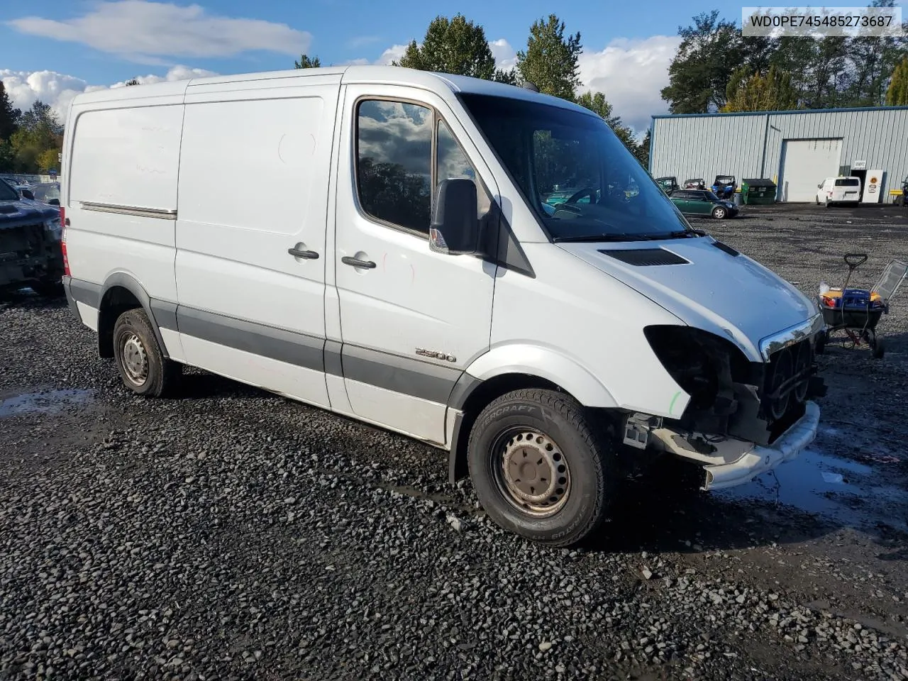 2008 Dodge Sprinter 2500 VIN: WD0PE745485273687 Lot: 77145404