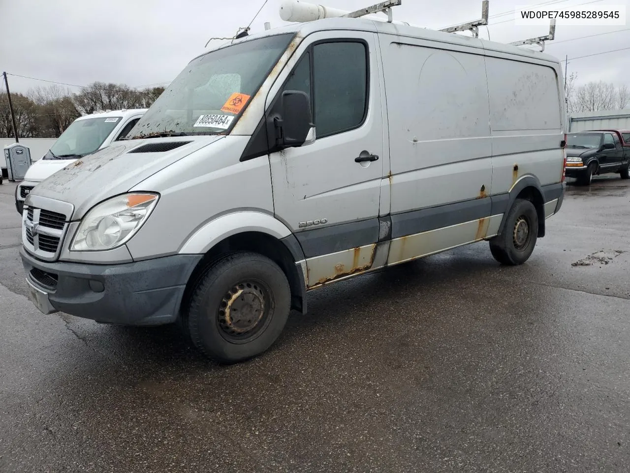 2008 Dodge Sprinter 2500 VIN: WD0PE745985289545 Lot: 80850464