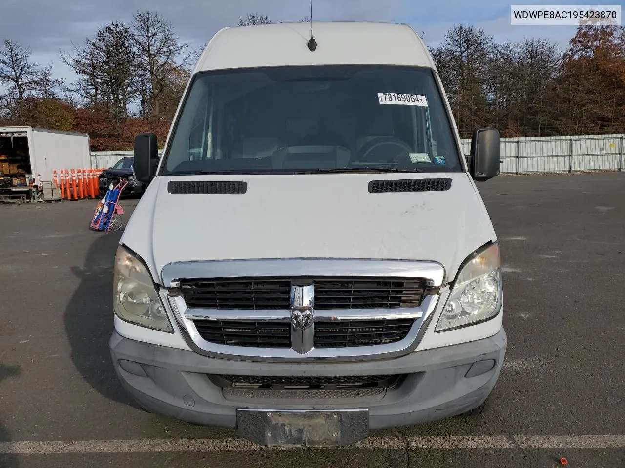 2009 Dodge Sprinter 2500 VIN: WDWPE8AC195423870 Lot: 73169064